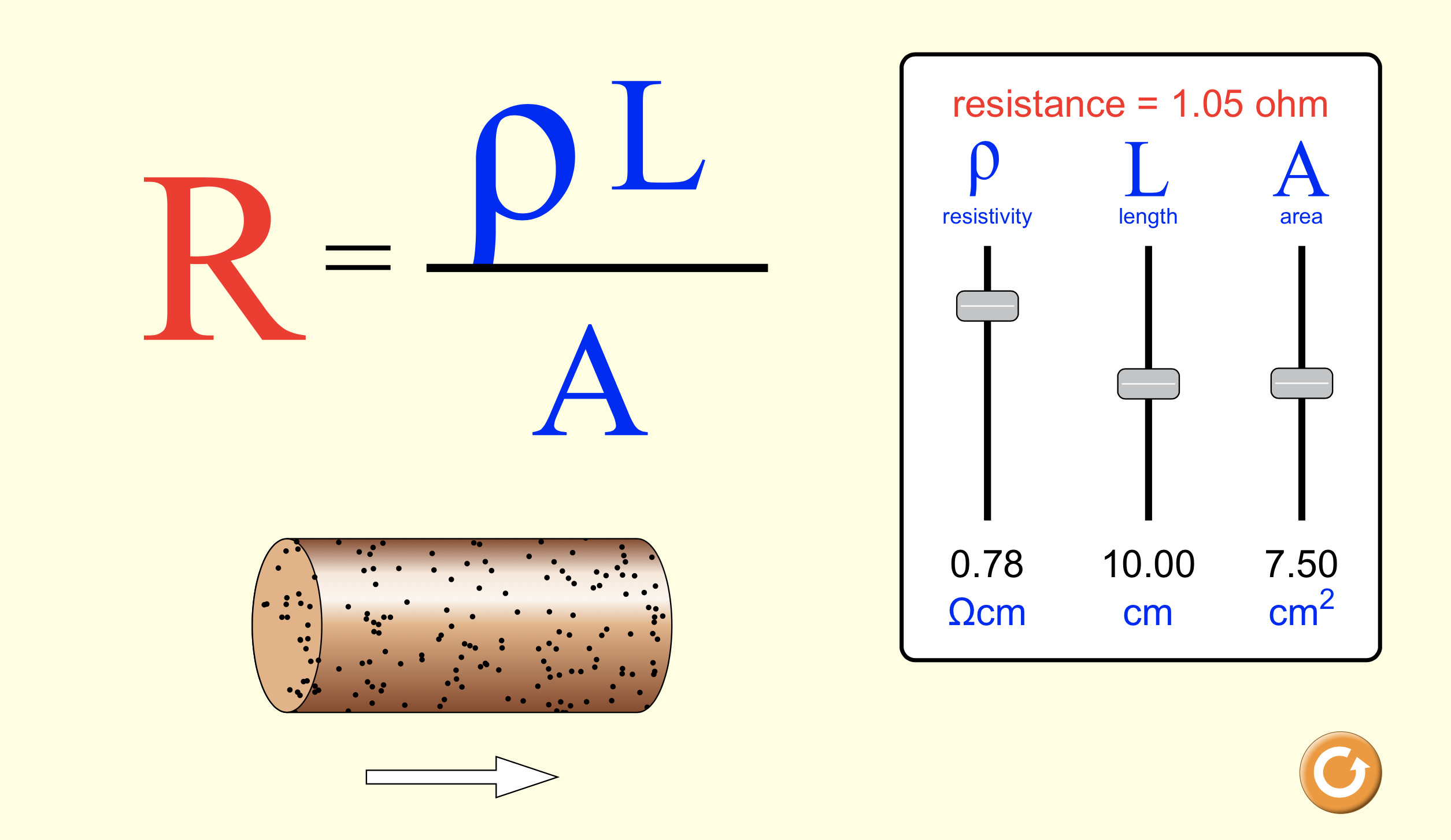 Resistance in a Wire Simulation