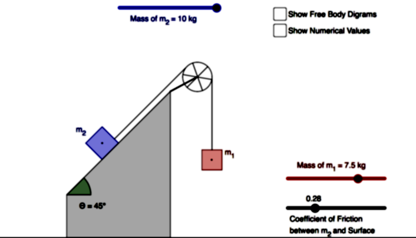 TensionPulleyInclinedPlanes